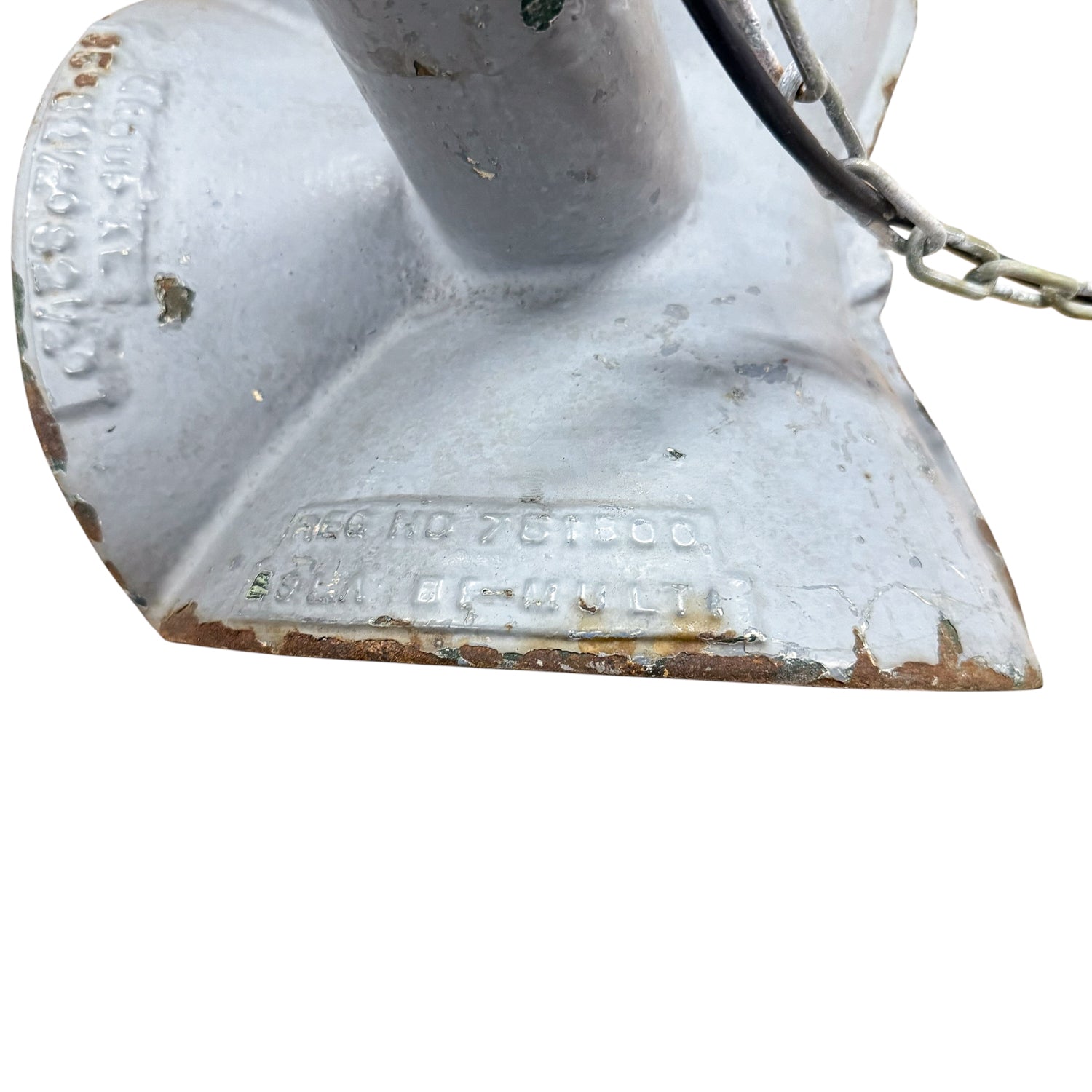Nr. 3 Vintage industriële spiegelende hanglamp van Esla