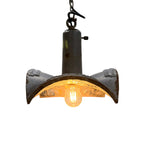 Nr. 3 Vintage industrial mirrored pendant light by Esla
