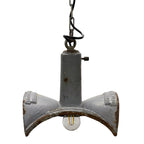 Nr. 3 Vintage industrial mirrored pendant light by Esla