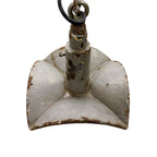 Nr. 1 Vintage industrial mirrored pendant light by Esla