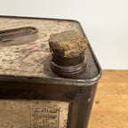 Vintage Italian Gargoyle Mobiloil BB Motor Oil Can