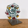 Vintage Metal Ferris Wheel Fairground Model