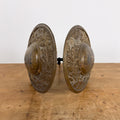 Antique French Double-Sided Brass Notary Shop Sign