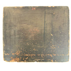 Antique German French Café Painting – Die Rose blüht
