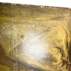 Antique German French Café Painting – Die Rose blüht