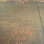 Antique German French Café Painting – Die Rose blüht