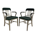 Rare pair of american aluminum Goodform armchairs