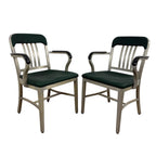 Rare pair of american aluminum Goodform armchairs
