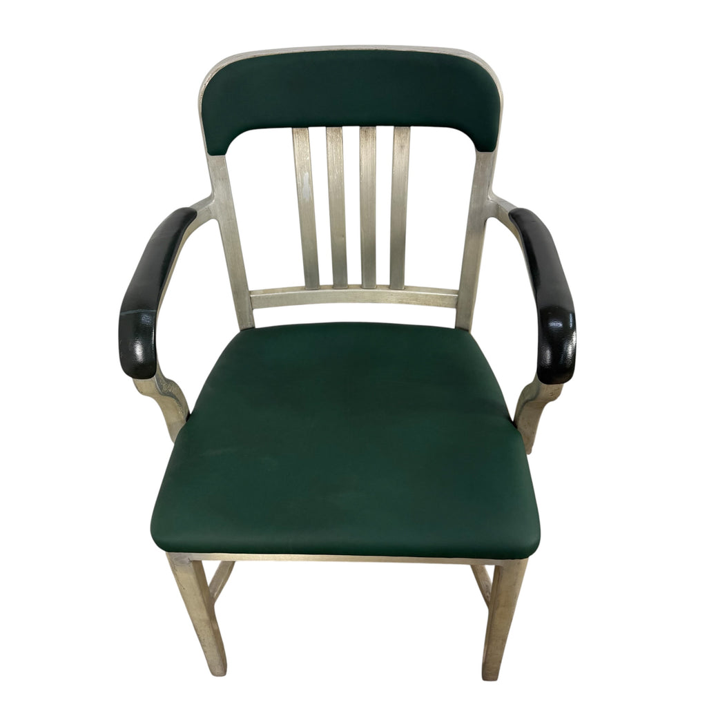 Rare pair of american aluminum Goodform armchairs