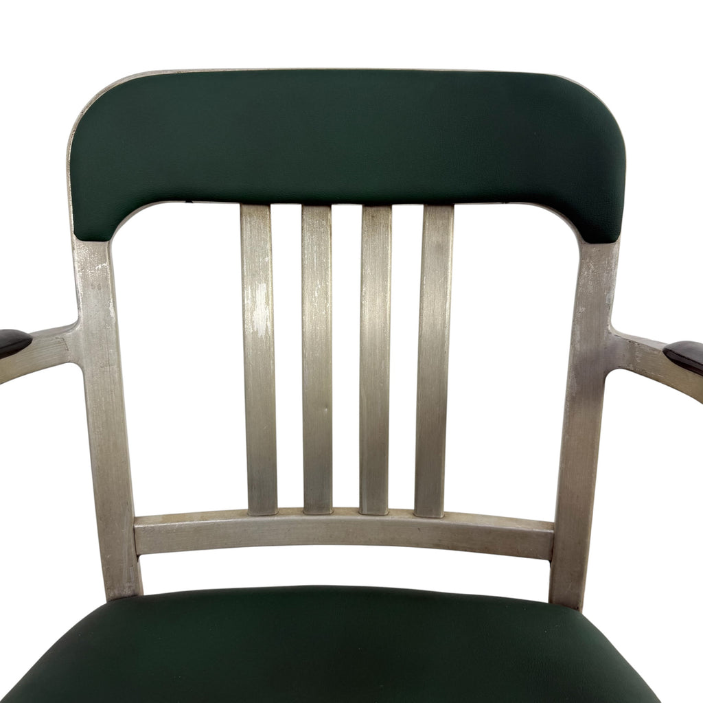 Rare pair of american aluminum Goodform armchairs
