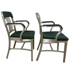 Rare pair of american aluminum Goodform armchairs