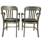Rare pair of american aluminum Goodform armchairs