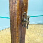 Antique Curved Glass Display Shop Counter