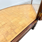 Antique Curved Glass Display Shop Counter