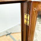 Antique Curved Glass Display Shop Counter