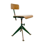 Rare industrial workshop chair by Sormel, inspired by Jean Prouvé.