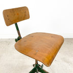 Rare industrial workshop chair by Sormel, inspired by Jean Prouvé.