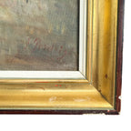 Antique Oil Painting of a Reclining Female Nude