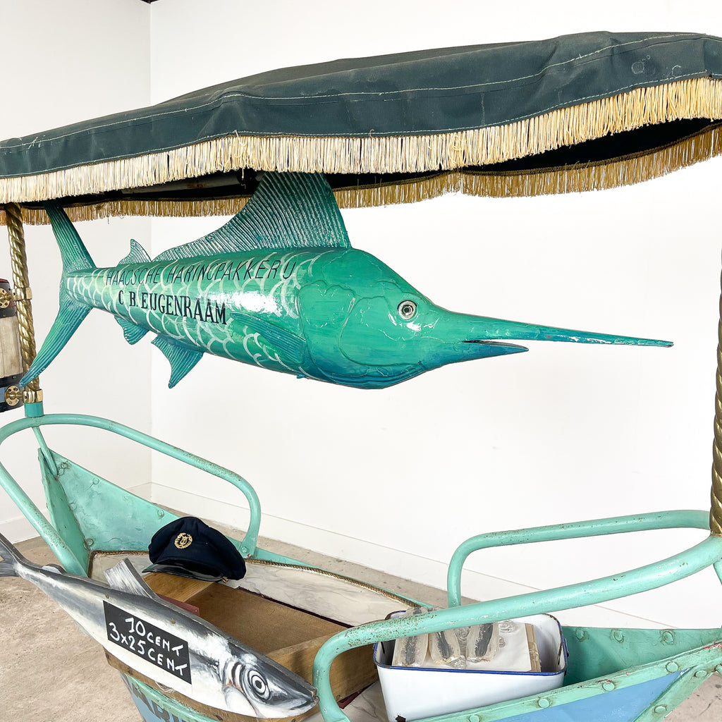 Vintage Dutch Herring Fish Cart