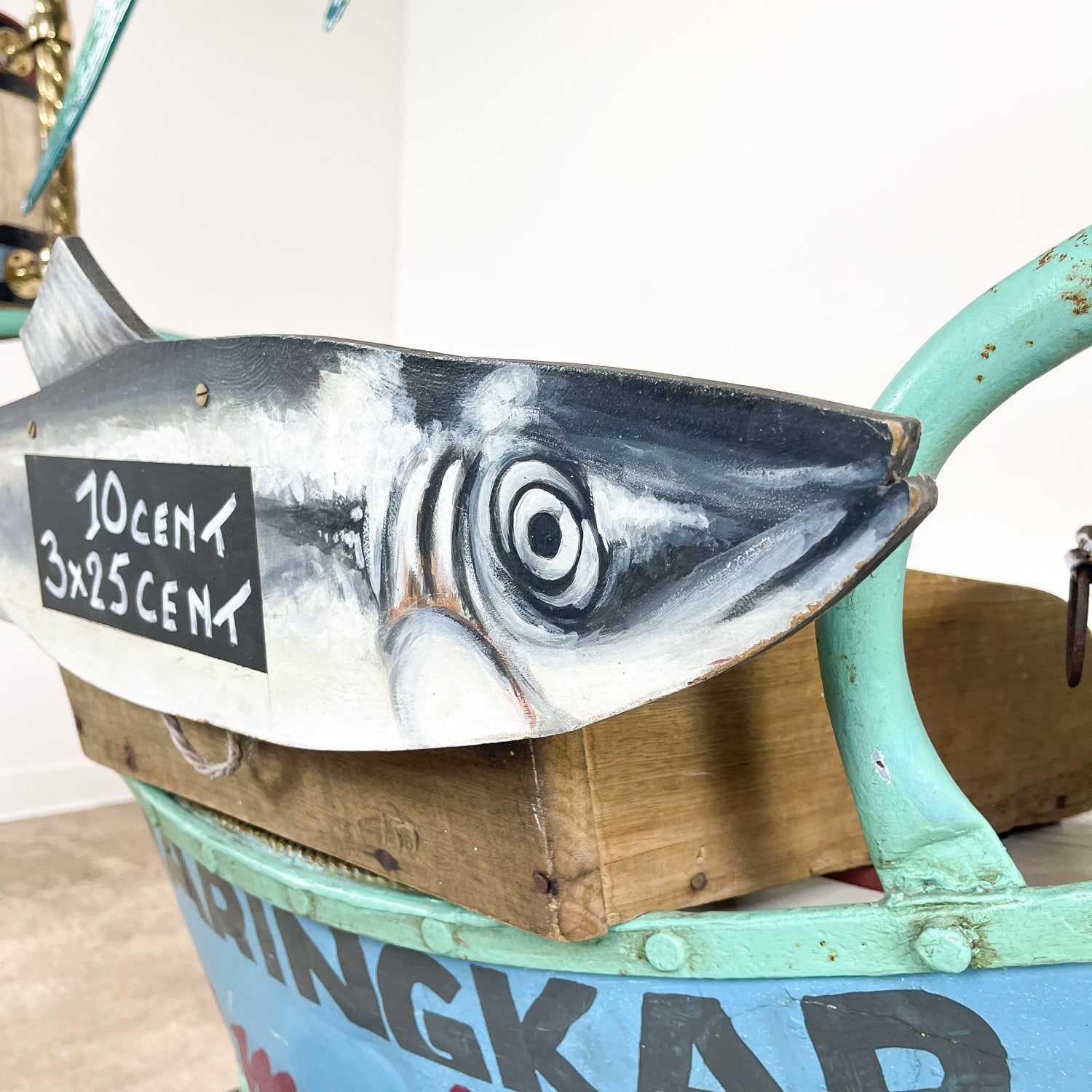 Vintage Dutch Herring Fish Cart