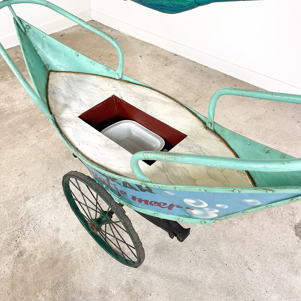 Vintage Dutch Herring Fish Cart