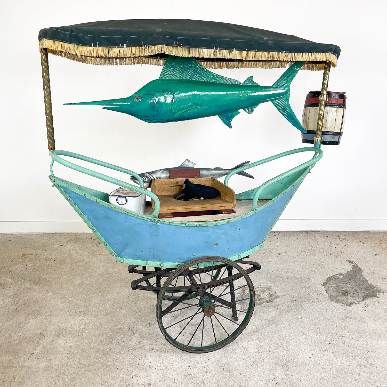 Vintage Dutch Herring Fish Cart