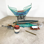 Vintage Dutch Herring Fish Cart
