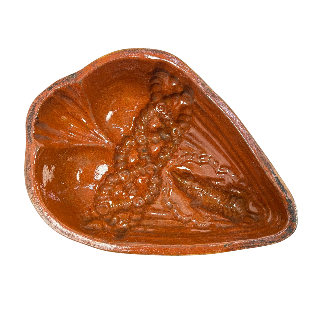 Antique French Terracotta Pâté Mold