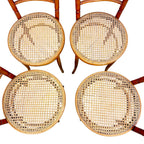 Set of Four Antique Bentwood Café Chairs Thonet