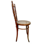 Set of Four Antique Bentwood Café Chairs Thonet