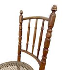 Set of Two Antique Fischel Bentwood Bistro Chairs Thonet