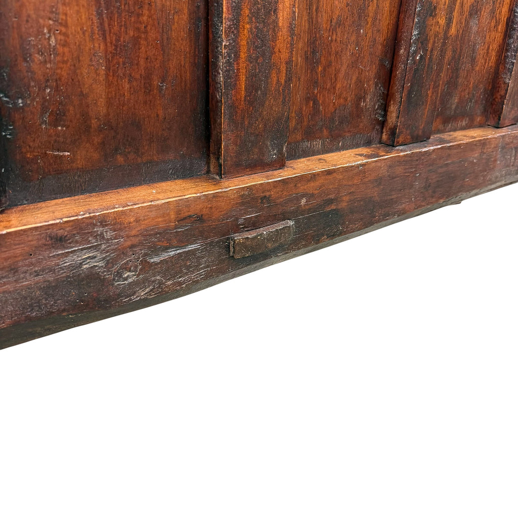 Antique Traditional Spanish Oak Bench