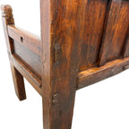 Antique Traditional Spanish Oak Bench