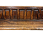 Antique Traditional Spanish Oak Bench