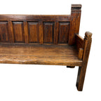 Antique Traditional Spanish Oak Bench