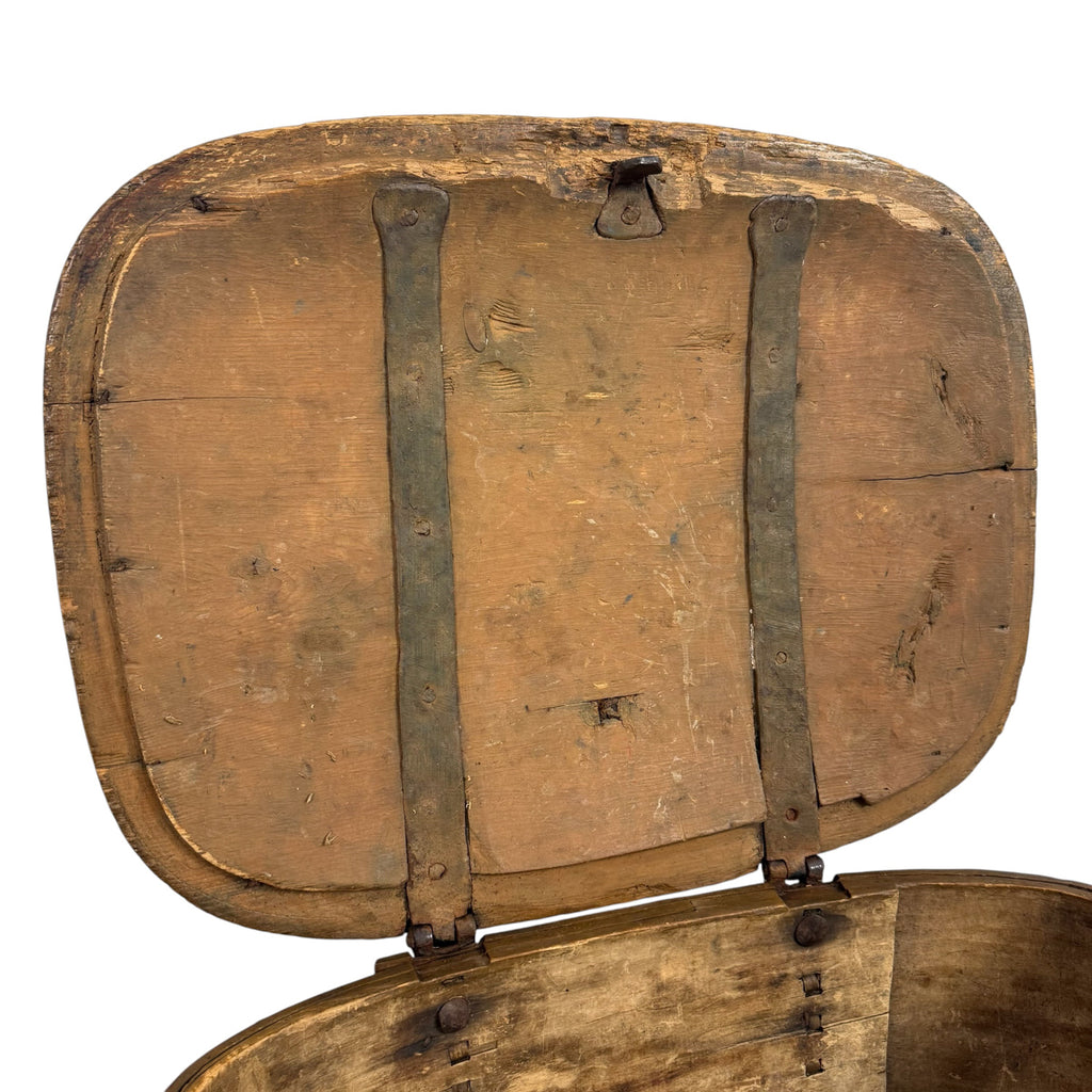 Exceptional Large Antique Swedish Bentwood Chest