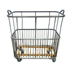 Vintage Industrial French Metal Bakery Cart
