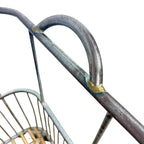 Vintage Industrial French Metal Bakery Cart
