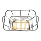 Vintage Industrial French Metal Bakery Cart