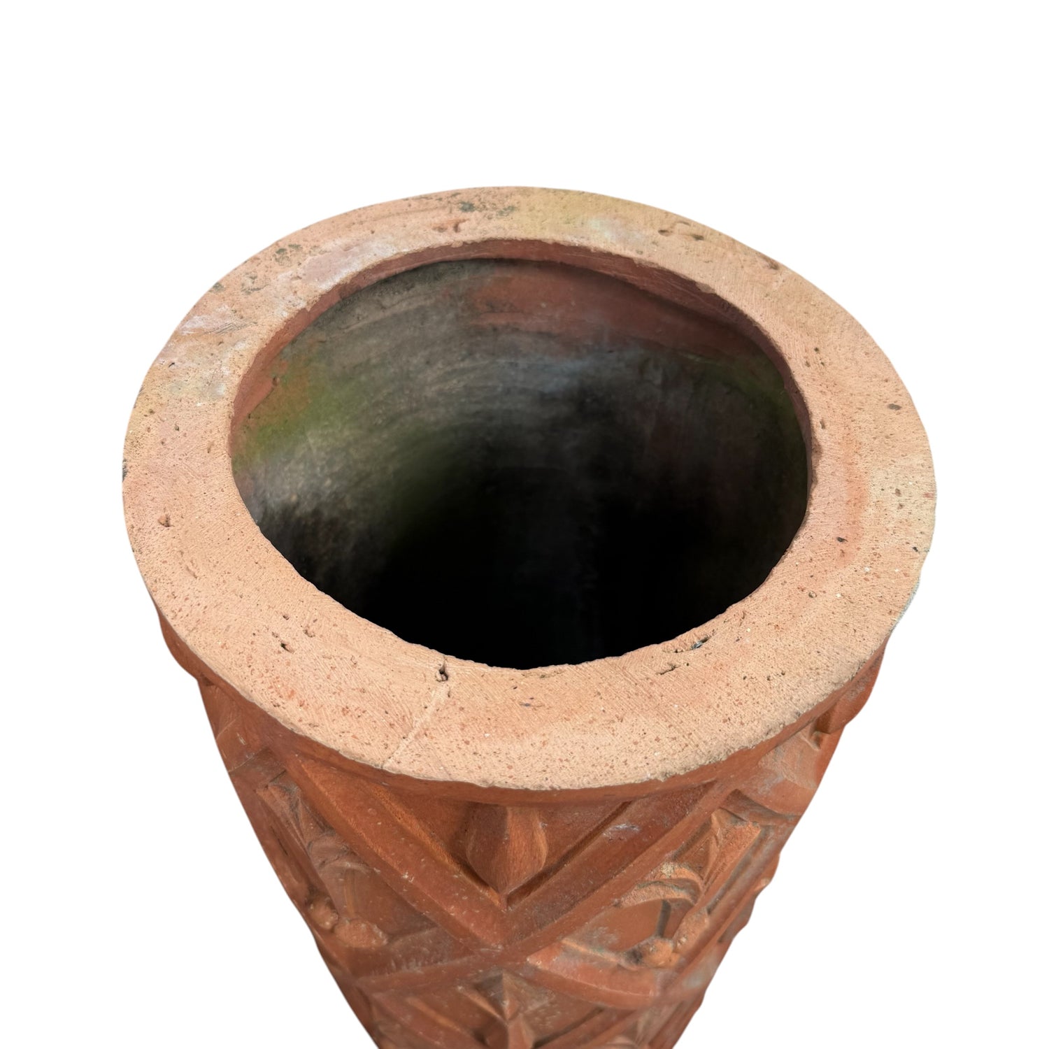 Pair of Antique French Terracotta Chimney Pots