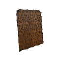 Large Antique Hand-Carved Wooden Textile stamp Block