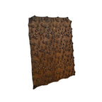 Large Antique Hand-Carved Wooden Textile stamp Block