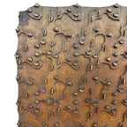 Large Antique Hand-Carved Wooden Textile stamp Block