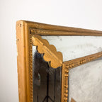 Antique French Mirror with Foxed Glass