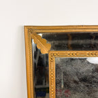Antique French Mirror with Foxed Glass