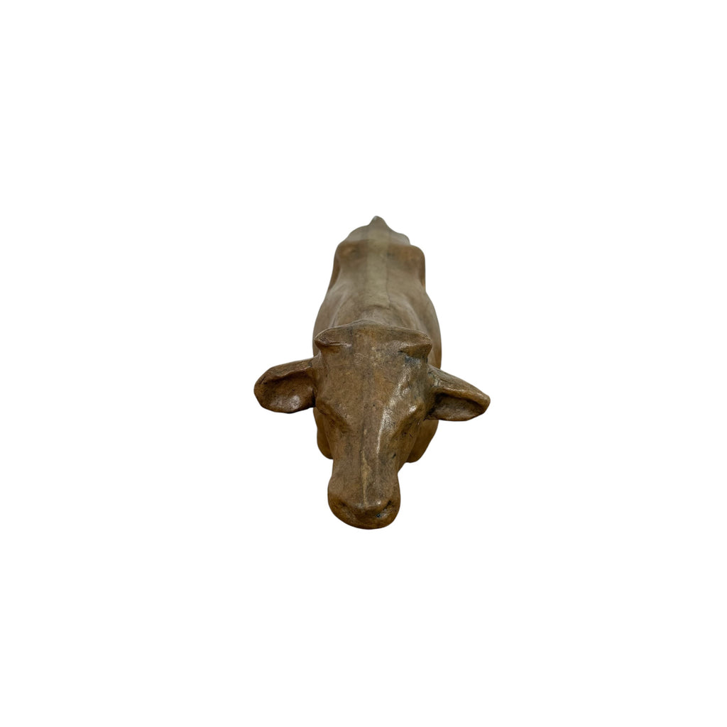 Antique Papier-Maché Cow Trade Display Model