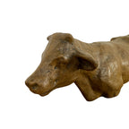 Antique Papier-Maché Cow Trade Display Model