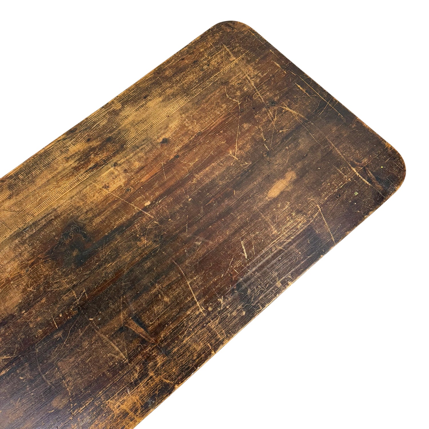 3 meter lange antieke serveertafel – console tafel op porseleinen wielen