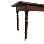 3 Meter Long Antique Table on Porcelain Casters