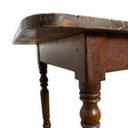 3 Meter Long Antique Table on Porcelain Casters